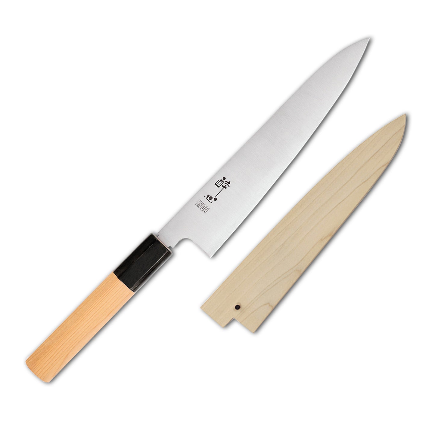 Suisin Inox Honyaki Wa-Gyuto 8.2" (210mm) Chef Knife