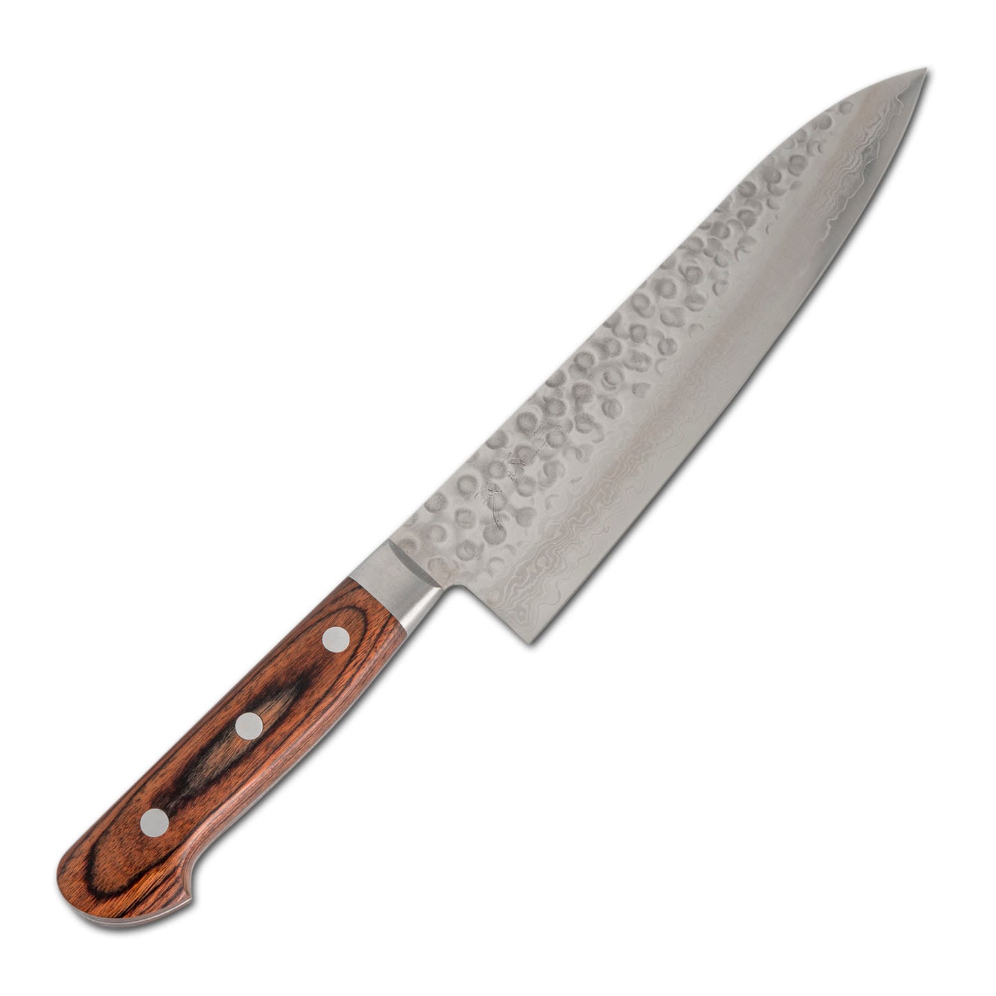 Togiharu Hammered Texture Damascus Gyuto 8.2" （210mm) Chef Knife