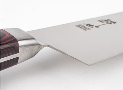 Suisin Premium Inox Maroon Red Handle 9.4" (240mm) Chef Knife