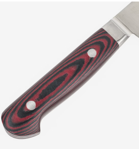Suisin Premium Inox Maroon Red Handle 9.4" (240mm) Chef Knife