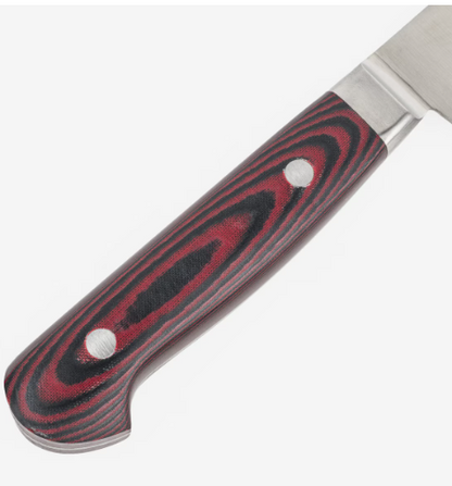 Suisin Premium Inox Maroon Red Handle 9.4" (240mm) Chef Knife