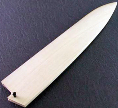 Magnolia Wood Knife Sheath / Saya Cover for Chef Knife (Gyuto) 8.2" (210 mm)